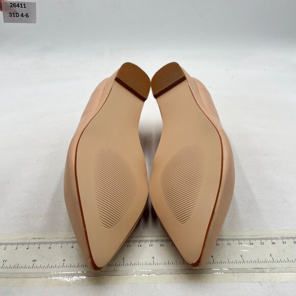 Wansseny Nude Pointed Toe D'Orsay Comfy Insole Slip on Daily Commuting Shoes - Picture 7 of 8